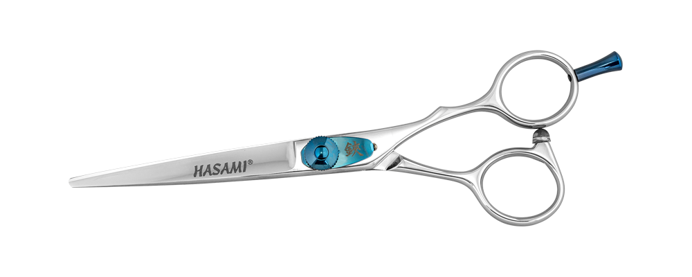 BLUE F HASAMI -Japanese hairdressing scissors